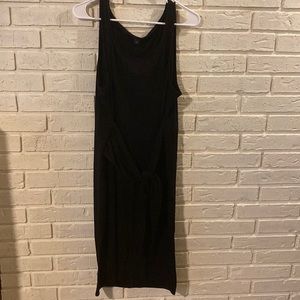Jersey Tie-Front Shift Dress